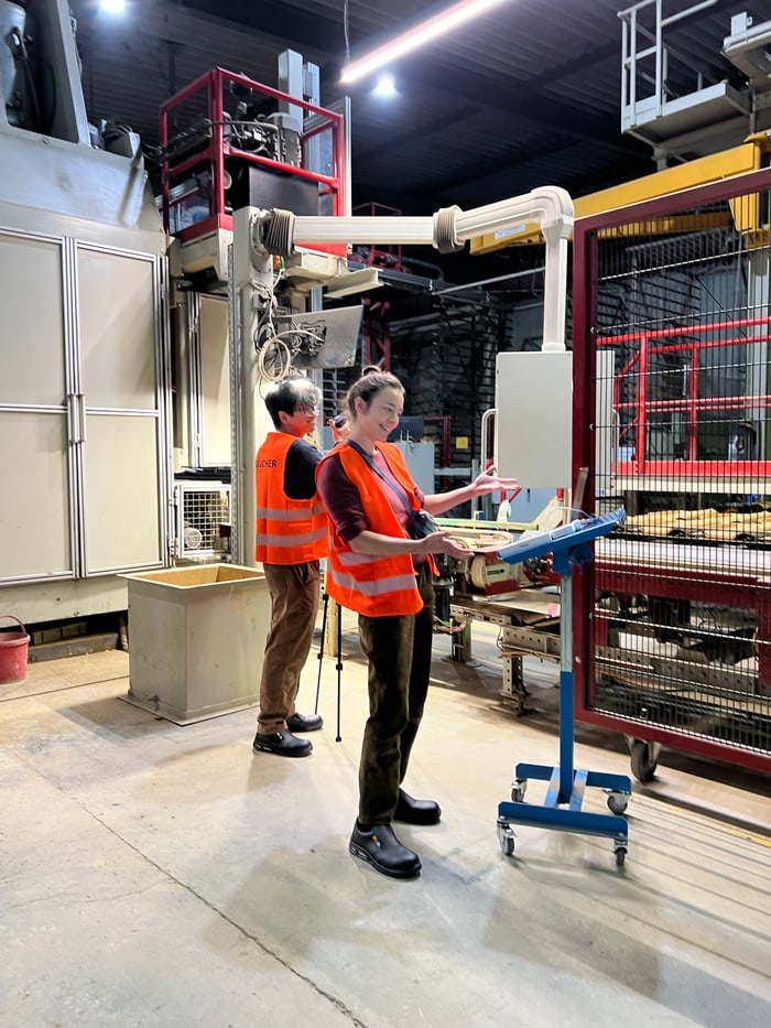 Team implementing quality control